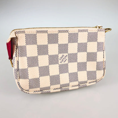 Louis Vuitton  Damier Azur Mini Pochette Accessoires N62200 Pouch