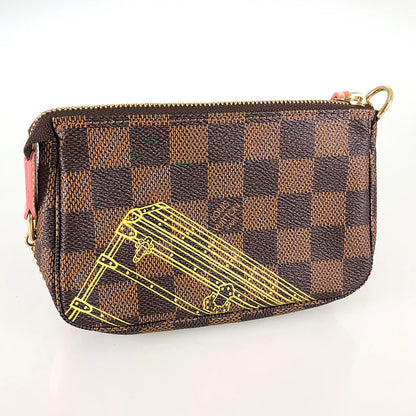 Louis Vuitton  Damier Ebene Mini Pochette Accessoires N41433 Pouch