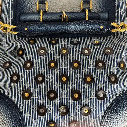 Louis Vuitton Denim Stripes Corsaire Polka Dot Tote