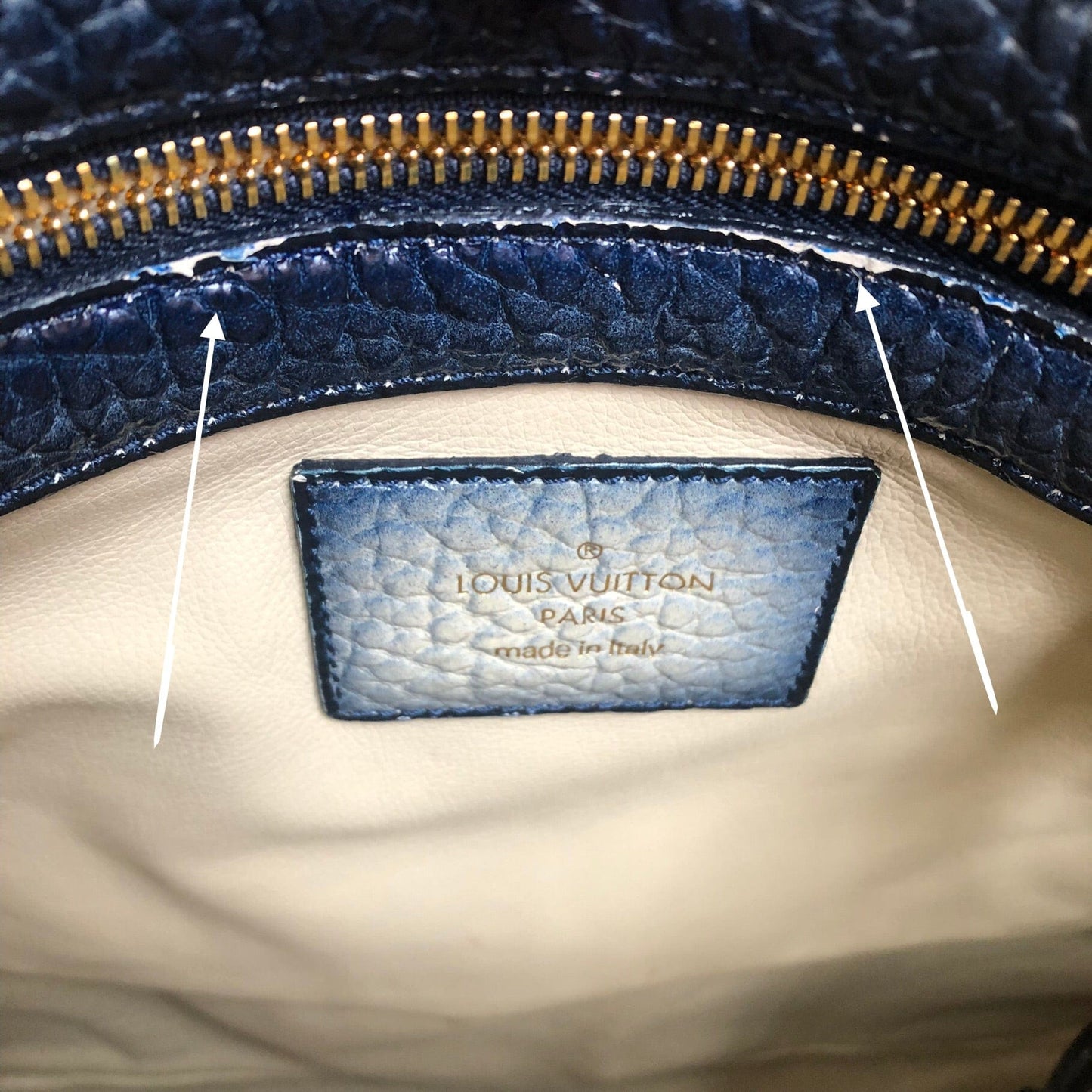 Louis Vuitton Denim Stripes Corsaire Polka Dot Tote