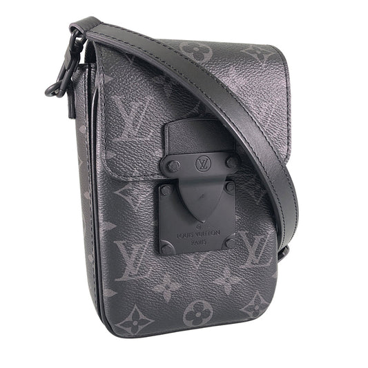 Louis Vuitton  Monogram Eclipse S Lock Vertical Wearable Wallet M82252 Shoulder Bag