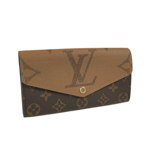 Louis Vuitton  Monogram Giant Reverse Portefeiulle Sarah M80726 Long wallet Folding cover lid