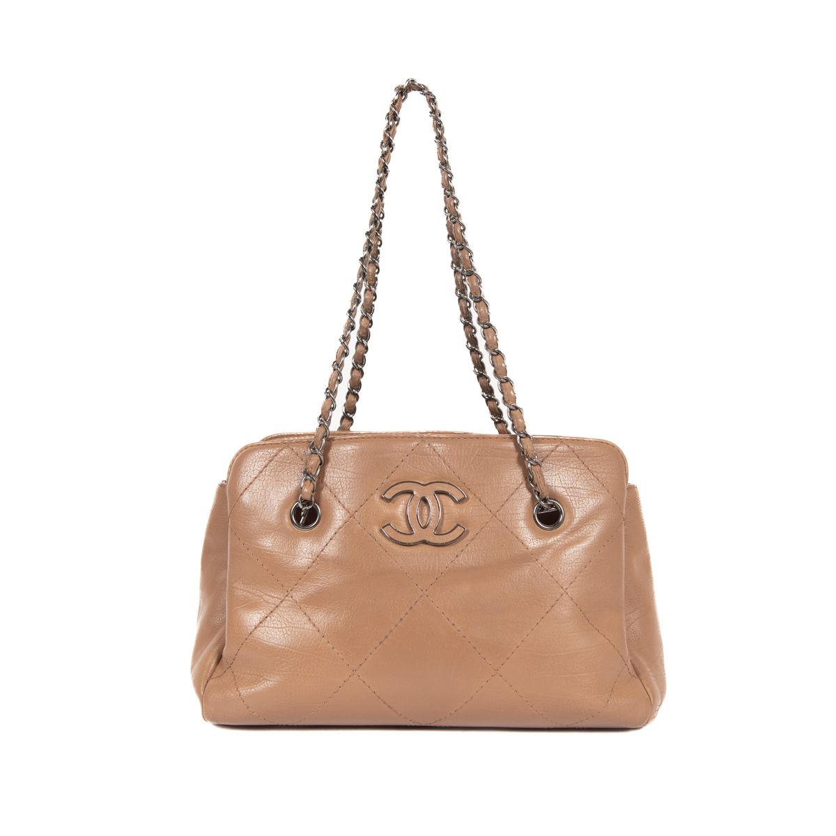 Chanel Calfskin Hamptons Shopping Tote