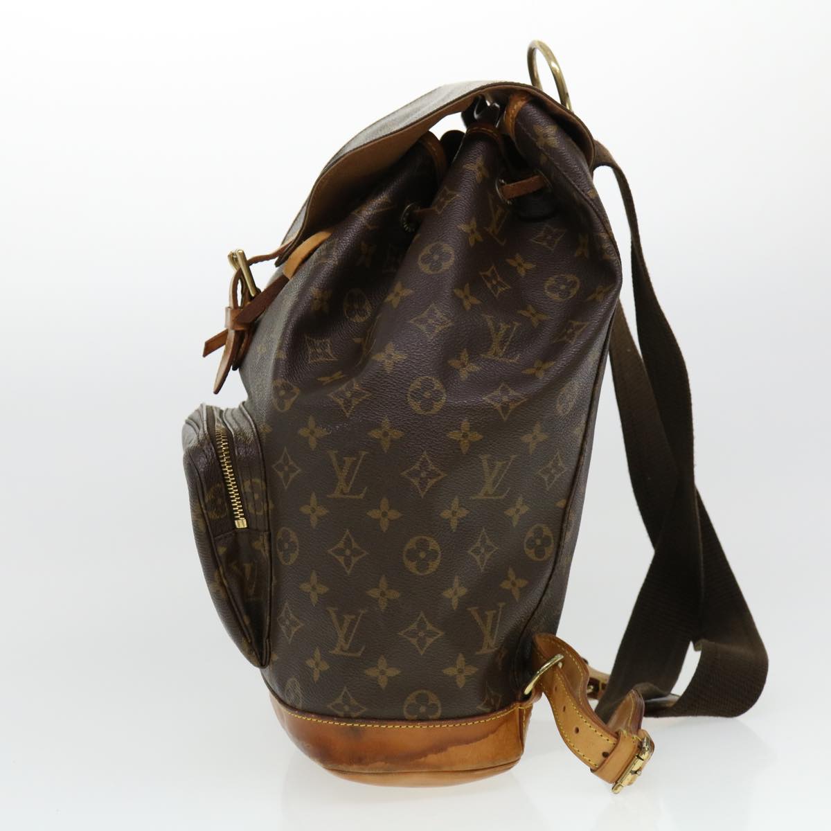 Louis Vuitton  Monogram Montsouris GM Backpack M51135 LV Auth th3460