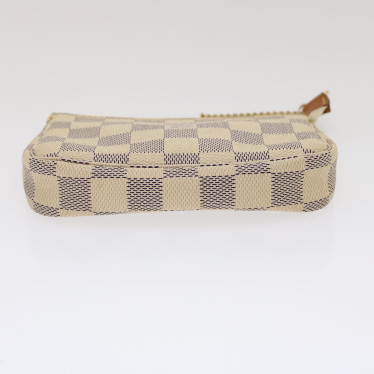 Louis Vuitton  Damier Azur Mini Pochette Accessoires Pouch N58010 LV Auth 35103