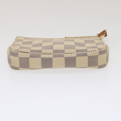 Louis Vuitton  Damier Azur Mini Pochette Accessoires Pouch N58010 LV Auth 35103