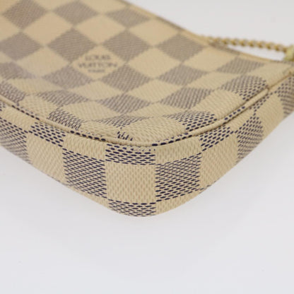 Louis Vuitton  Damier Azur Mini Pochette Accessoires Pouch N58010 LV Auth 35103