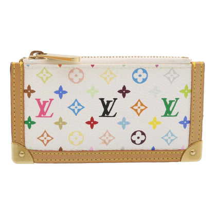 Louis Vuitton  Monogram Multicolor Pochette Cles Coin Purse White M92655 am443b