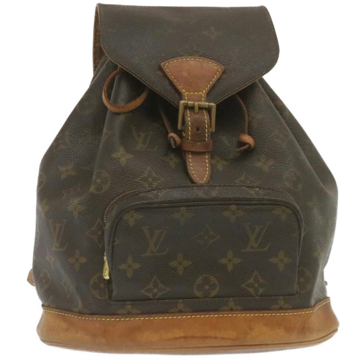 Louis Vuitton  Monogram Montsouris MM Backpack M51136 LV Auth tp181