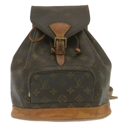 Louis Vuitton  Monogram Montsouris MM Backpack M51136 LV Auth tp181