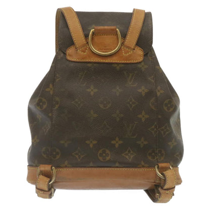 Louis Vuitton  Monogram Montsouris MM Backpack M51136 LV Auth tp181