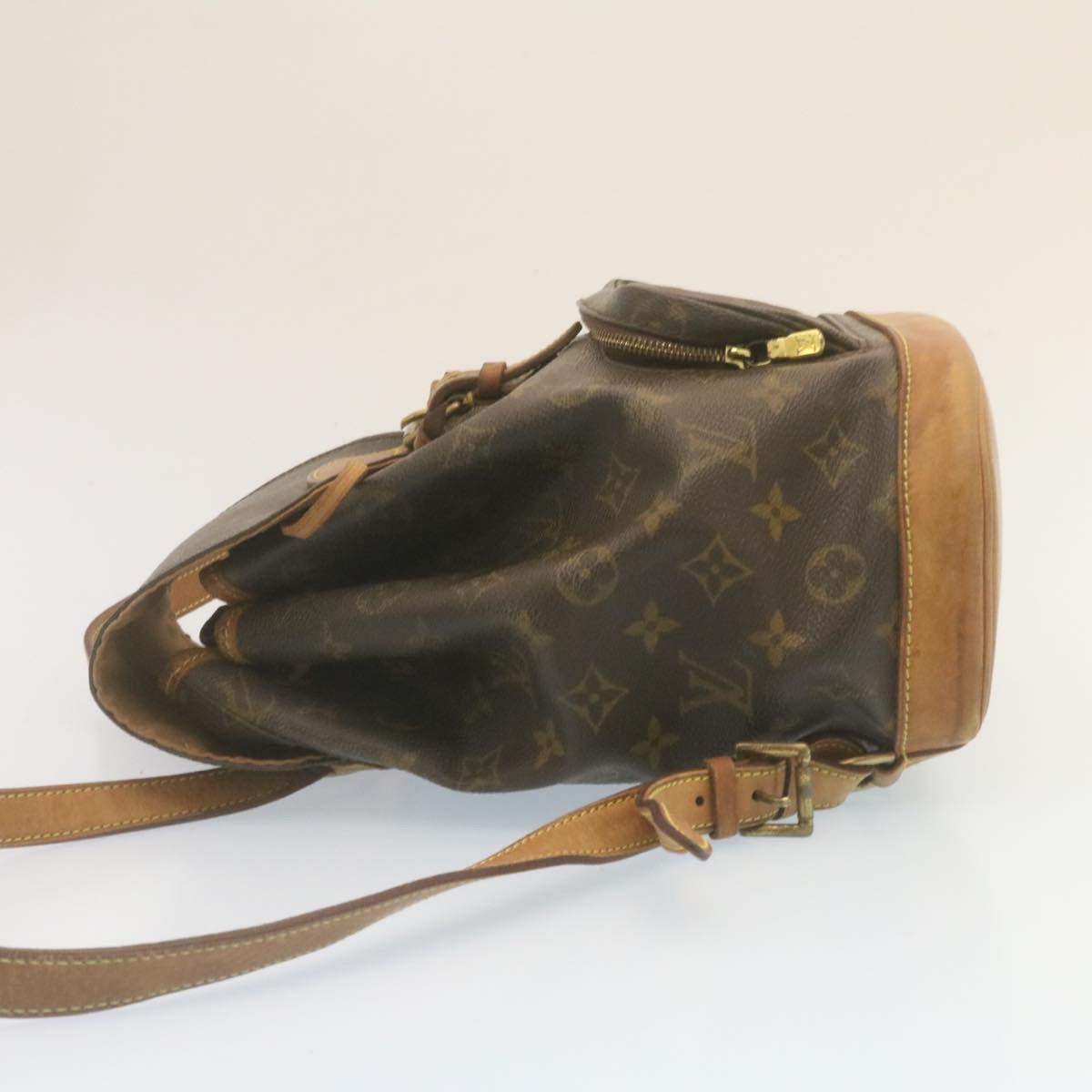 Louis Vuitton  Monogram Montsouris MM Backpack M51136 LV Auth tp181