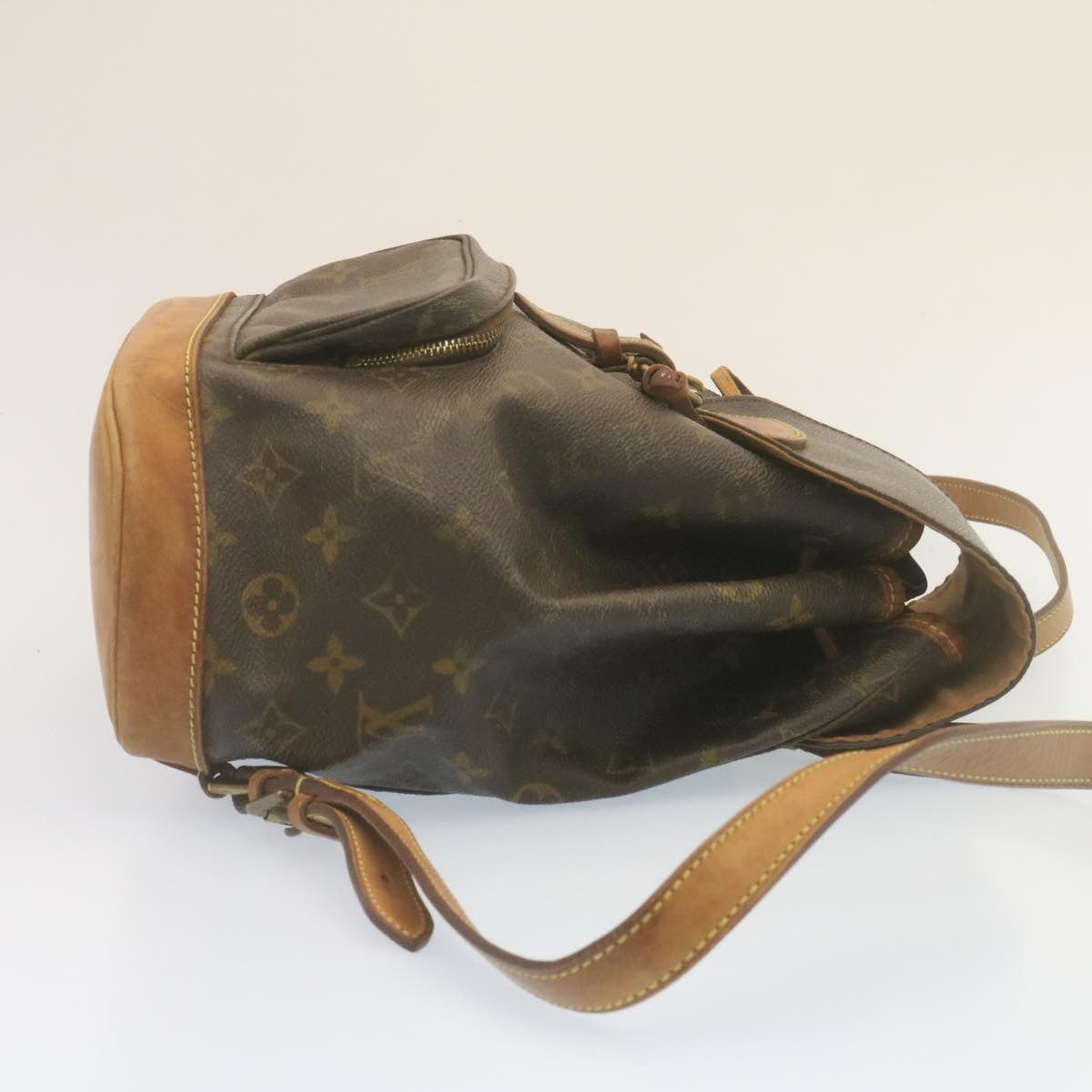 Louis Vuitton  Monogram Montsouris MM Backpack M51136 LV Auth tp181