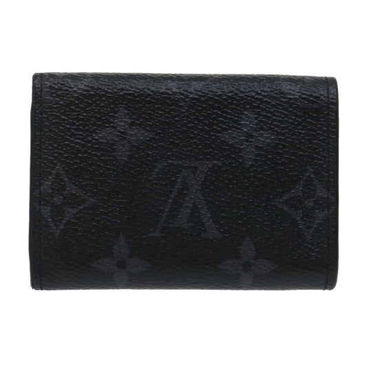 Louis Vuitton  Monogram Eclipse Discovery compact wallet Wallet M67630 Auth tp320