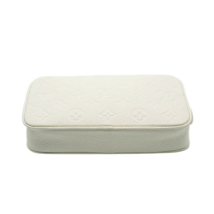 White Monogram Taurillon Pochette Volga