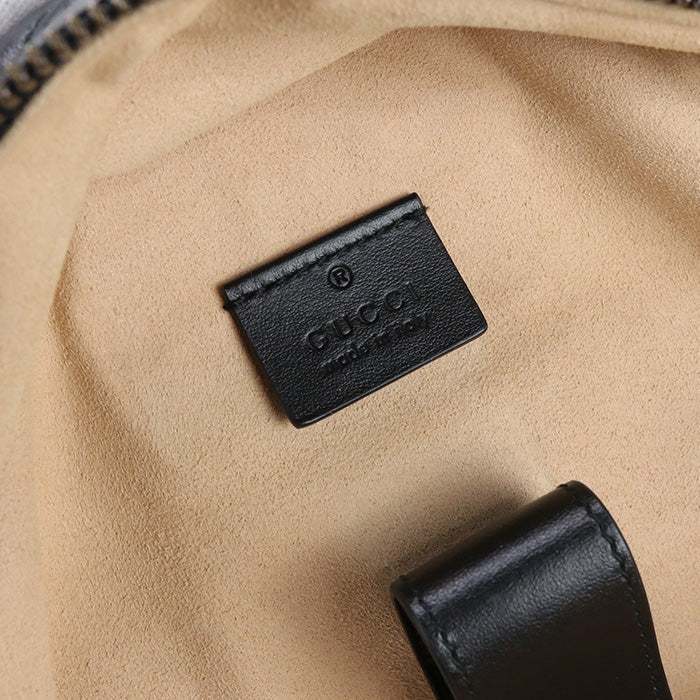 GUCCI 523405 1000 Backpack GG Marmont leather Black