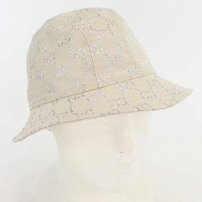 GUCCI 631951 3HK74 Bucket hat GG lame Other hats wool beige Women