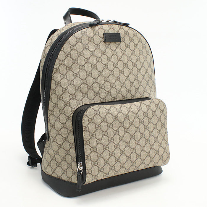 GUCCI 406370 Backpack GG Supreme canvas Backpack PVC beige