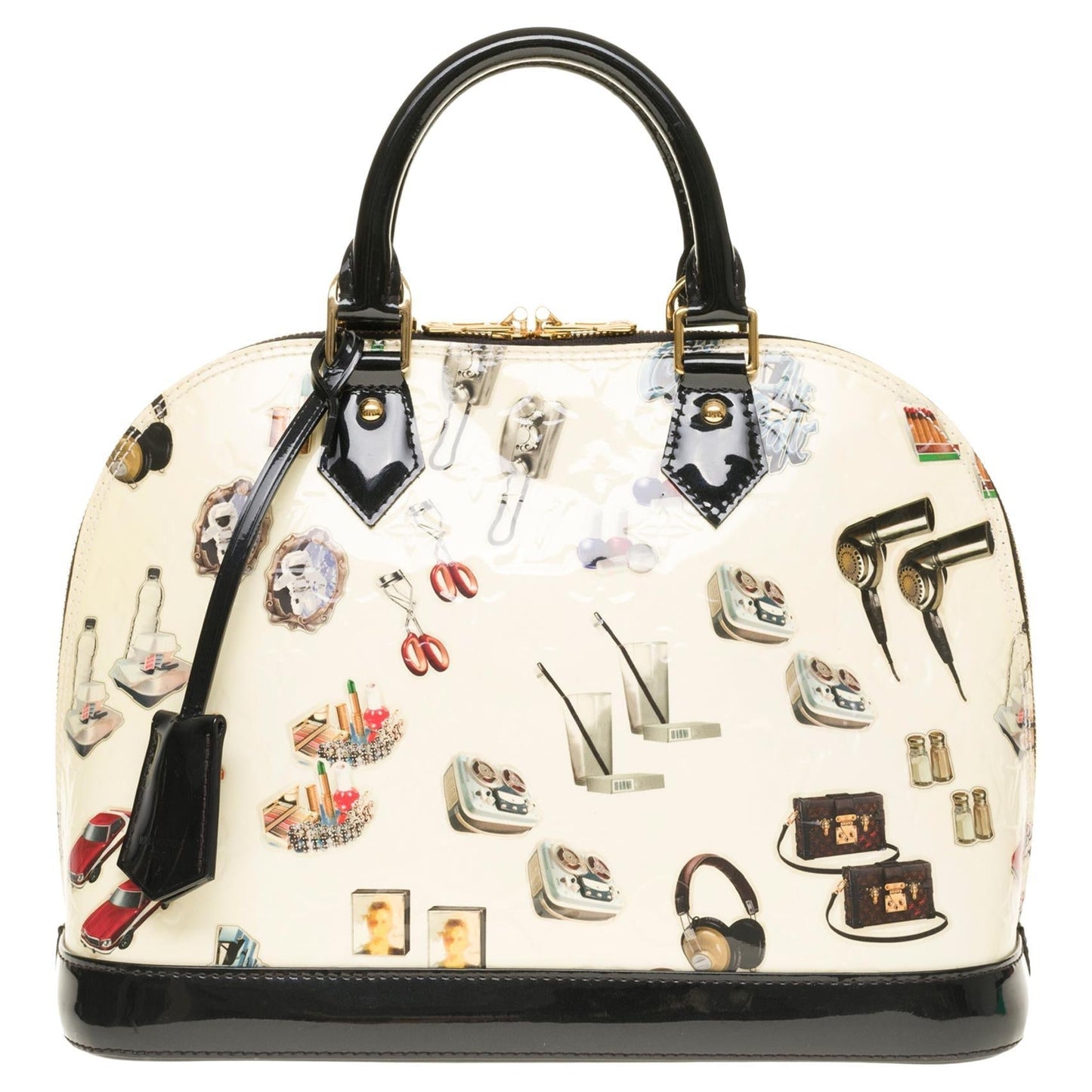 Louis Vuitton  COLLECTOR Alma "Sticker Animation" Handbag by Nicolas Ghesquiere