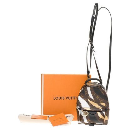 Louis Vuitton  NEW LOL Limited Edition Palm Springs Mini backpack in brown canvas